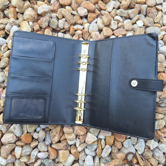 Daytimer Leather Planner 6 Ring Binder Journal Notebook Holder Snakeskin - Picture 14 of 15